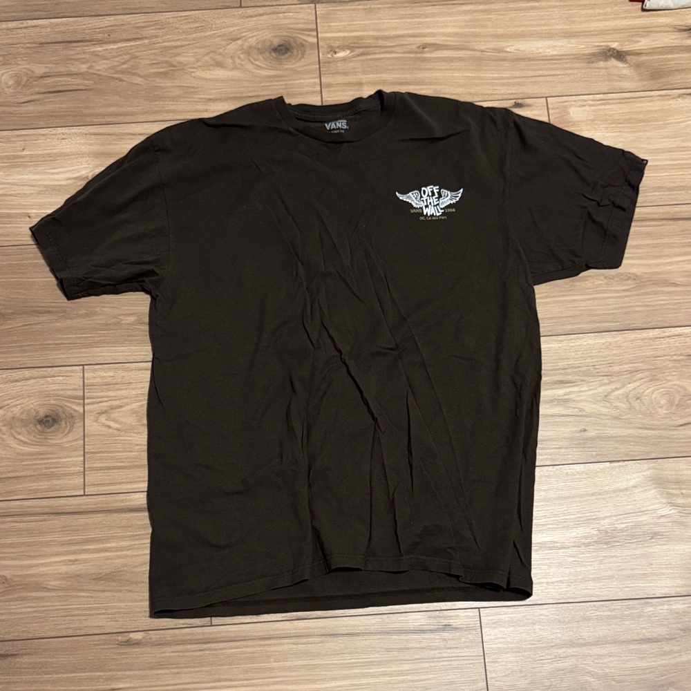 Vans Black Winged Logo Men's Tee